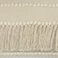 thumbnail image 2 of Willey Woven Paths Over-Tufted Throw Pillow, Beige, 14" x 36", 2 of 10