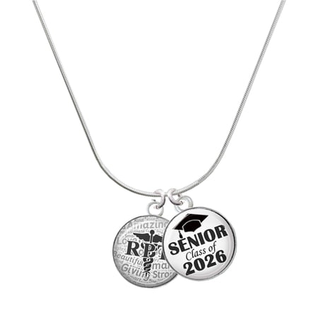 Delight Jewelry Silver-tone Domed Black RPT – Silvertone Senior Class of 2026 Dome Necklace 18 Delight Jewelry Silver-tone Domed Black RPT – Silvertone Senior Class of 2026 Dome Necklace 18