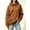 #469-Brown, variant on Auralook Women's Long Sleeved Hoodies Fall Oversized Sweatshirts with Pockets Casual Solid Basic Hooded Pullover Top