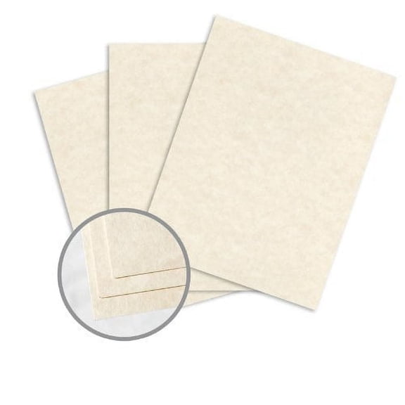 Astroparche Natural Card Stock - 8 1/2 x 11 in 65 lb Cover Vellum 30% Recycled 250 per Package
