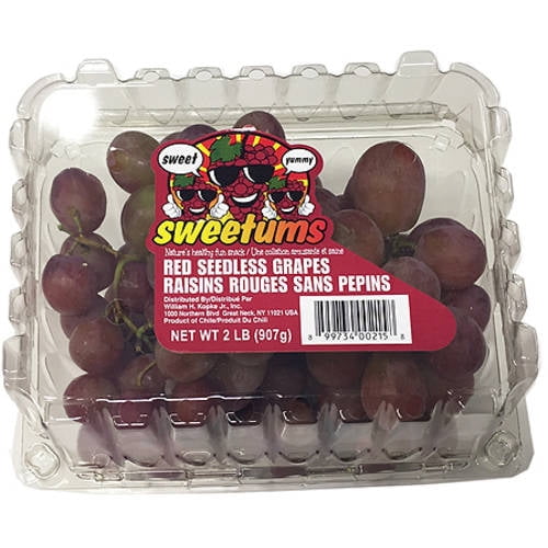 Fresh Red Seedless Grapes, 2 lb