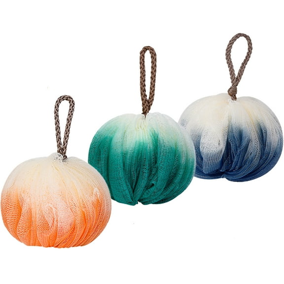 Casewin 3pcs Bath Loofahs Shower Puff - Bath Loofah Sponges for Shower Loofah Sponge Shower Loofah Bath Puff Body Loofah Bath Sponge Body Sponges for Shower