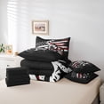 thumbnail image 6 of jejeloiu Extreme Speed Sport 7 Pieces Bedding Comforter Set,Vintage Motorcycle Full Bedding Set For Boys Teens Reversible, 6 of 8
