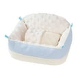 thumbnail image 4 of TOOYFUL Warm Hamster Nest, Sugar Glider Hammock, Hamster Hanging Bed, Soft Small Animal Cage, Guinea Pig House for Sugar Gliders Sleeping Blue, 4 of 10