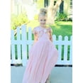 thumbnail image 7 of Ekidsbridal Criss-Cross Chiffon Flower Girl Dress Bridesmaid Junior Prom Formal Evening Princess Pageant Birthday Ballroom Gown Holiday 191 8, 7 of 7
