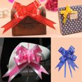 thumbnail image 4 of 10 Pieces Bow Pull Decor Multi-colors Festive Packing DIY Crafts Lightweight Plastic Hand-Pulled Flower Christmas Holiday Rose/Blue, 4 of 7