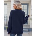 thumbnail image 6 of Zeagoo Women's Fall Chunky Knit Sweater Oversized Crewneck Long Sleeve Winter Cotton Pullover Sweaters Jumper Tops, 6 of 6