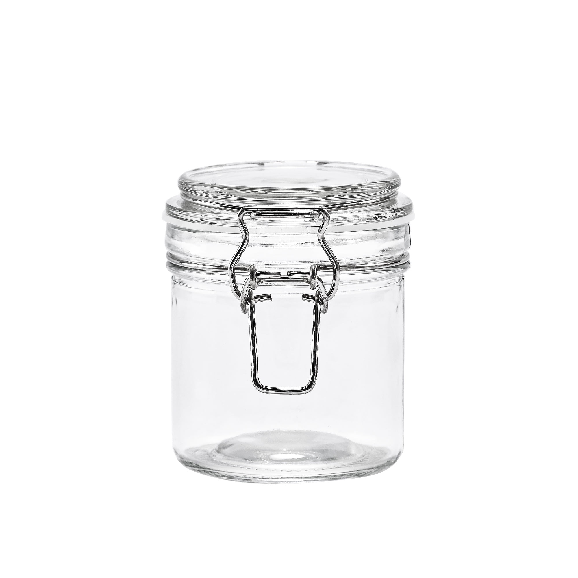 Mainstays 9.4 oz Glass Airtight Food Storage Jar Canister with Locking Lid, Kitchen Pantry Storage Container for Spices, Seasonings and Dry Food