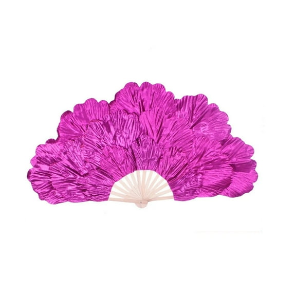 Peony Large Petals Fan Dance Fan Double-sided Fan Twist Peony Large Petals Fan Props
