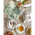 thumbnail image 4 of Sage Green Ombre Kitchen Dish Towels for Drying Dishes Set of 2, Gradient Abstract Art Vintage Waffle Weave Microfiber Hand Tea Bathroom Towels Quick Dry & Absorbent Towel 15.7x23.6, 4 of 7