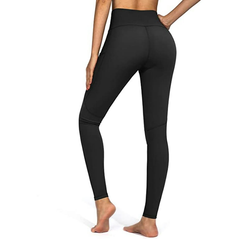  Leggings For Women Non See Through-Workout High Waisted  Tummy Control Black Tights Yoga Pants