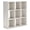 White, variant on SONGMY Modern 4 Cube Storage Organizer or Bookcase, Natural Brown