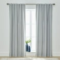 thumbnail image 2 of (2 pack) Better Homes & Gardens Linen Blend Curtain, Single Panel, Soft Silver, 50" W x 63" L, 2 of 7