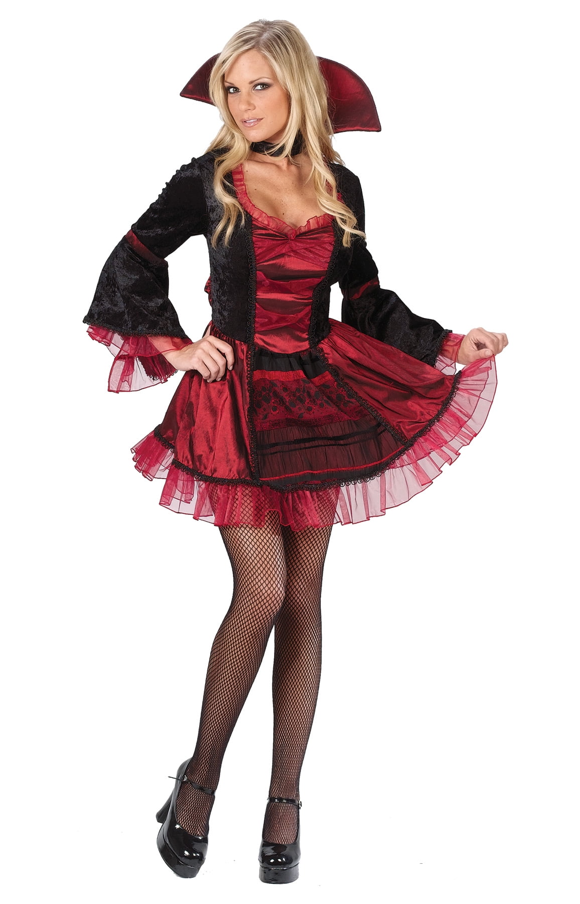 Sassy Victorian Vampiress Adult Halloween Costume - Walmart.com