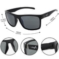 thumbnail image 4 of Gafas de sol polarizadas INFI para pesca para hombre negras UV400, 4 of 7