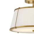 thumbnail image 2 of Hinkley Lighting - Clarke - 24W 2 LED Medium Semi-Flush Mount-9.5 Inches Tall, 2 of 9