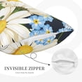 thumbnail image 5 of Balery Bees Collecting Nectar Bedding Queen Pillow Cases - Envelope Closure - Soft Brushed Microfiber Fabric - Shrinkage and Fade Resistant Pillow Cases-14"x20", 5 of 9