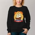 thumbnail image 5 of Women's  Crew Neck Pullover Cozy Clothes Autumn Winter-COLUMBUS DAY, 5 of 16