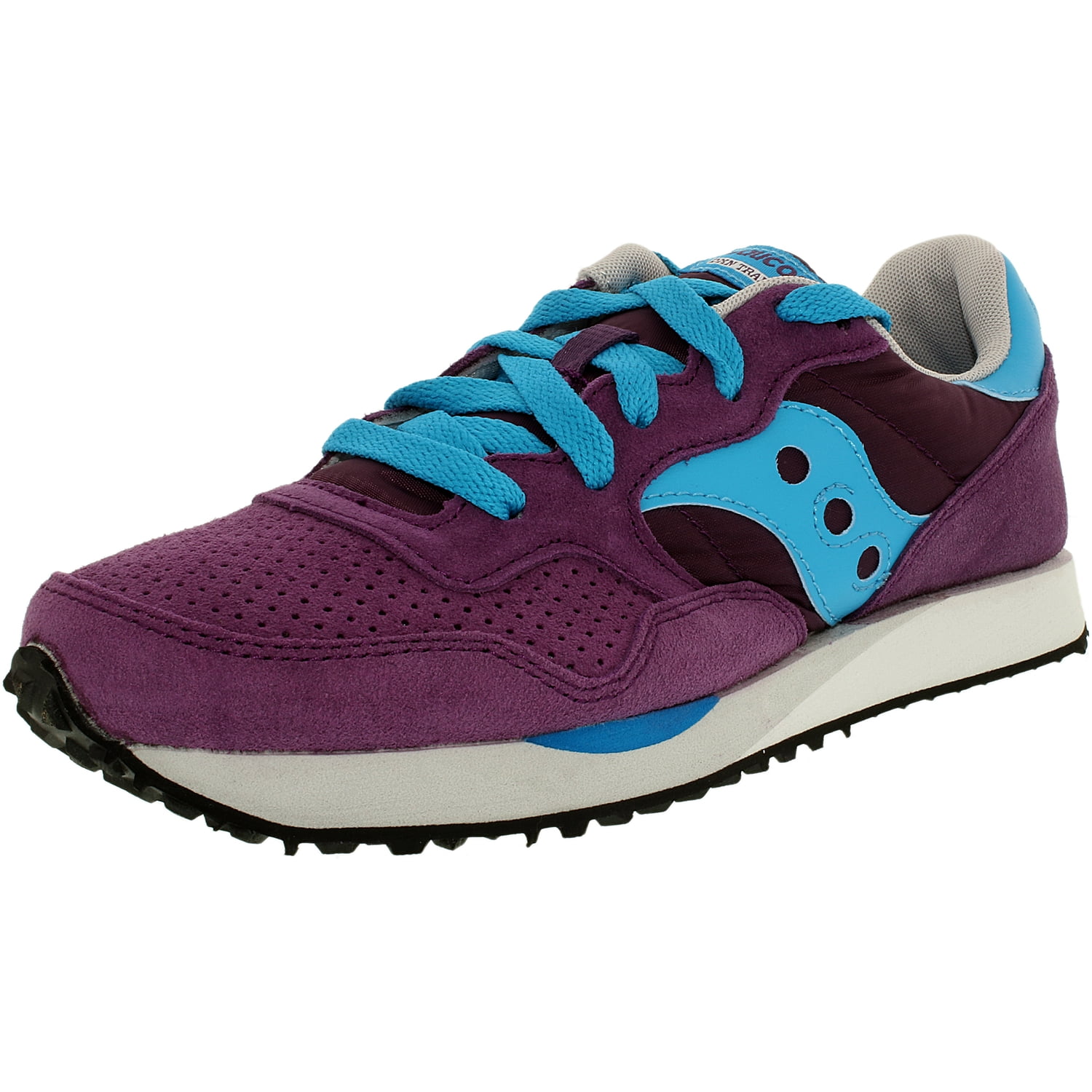 Saucony - Saucony Women's Dxn Trainer Purple/Blue Ankle-High Leather ...