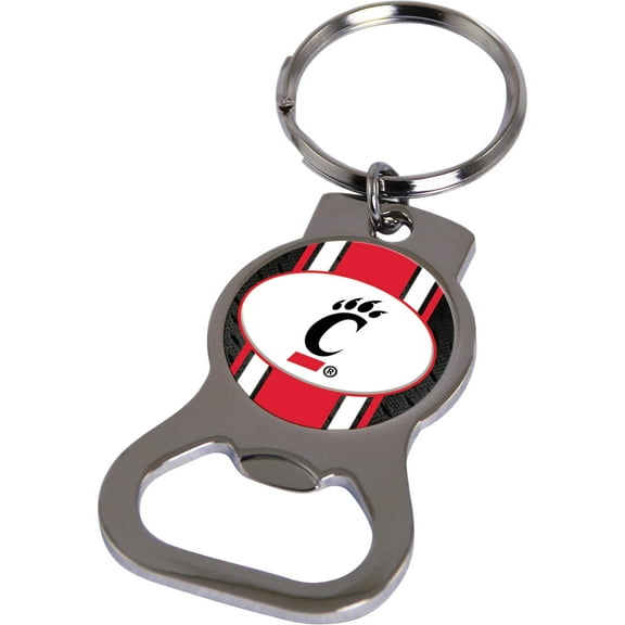Fashion Ncaa Univ. Of Cincinnati Bottle Opener Key Ring By Rico Industries (1.5 X 3.75) Made In China gc6419