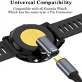 Smart Watch Charger Adapter for Garmin Fenix 7 6 5 Instinct 2S Venu 2