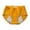 Yellow, variant on Krdevn Women Mid Waist Period Underwear, Cotton Crotch Side Leak Proof Menstrual Briefs,Yellow