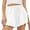 White, variant on jiaxiM Womens Athletic Shorts with Pockets Drawstring Elastic High Waist Shorts Casual Summer Comfy Shorts Workout Lounge Pants