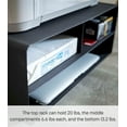 thumbnail image 3 of Yamazaki Home  Rolling Printer Stand, Steel, Holds 59.4 lbs, Minimal Assembly Black, 3 of 8