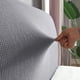 thumbnail image 2 of Funda elástica para cabecera de cama, de rápida renovación para dormitorio con material de alta calidad, diseño de banda elástica para una fácil instalación en cabeceras planas y con microarcos, 2 of 5