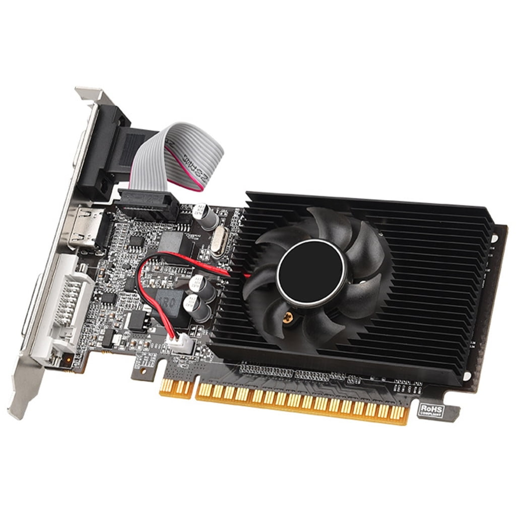 AOOOWER GT210 Graphics Card 1GB 64bit Game Graphics Card PCIE x16 Professional Desktop