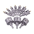 thumbnail image 1 of 10 Brocas 16-53mm Metal Acero Inoxi Hierro Carburo Plata, 1 of 5