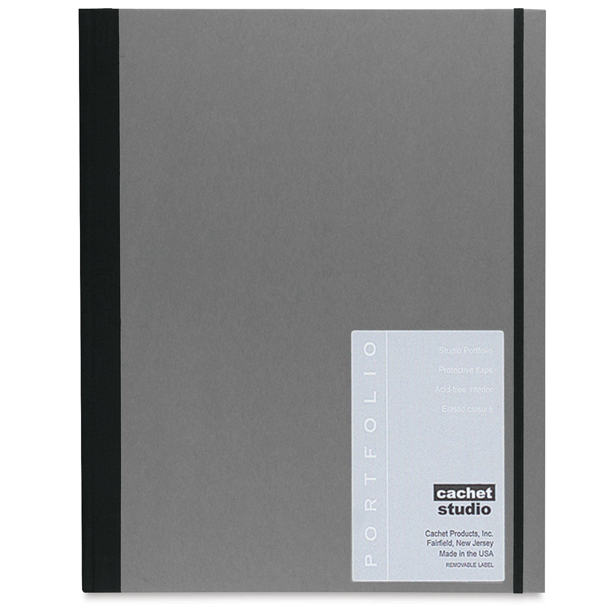 VViViD Hard-Cover Black 12 Inch by 16 Inch Cachet Classic Studio Portfolio