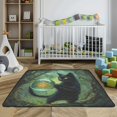 thumbnail image 3 of WOBOGO Black Cat Crystal Ball Baby Playmats Extra Large Waterproof Rollable Activity Pads for Toddlers 50×50inch, 3 of 7