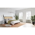 thumbnail image 4 of Brant House 75.75x84" Modern Wood/Rattan Gypsy Queen Size Bed in Black, 4 of 4