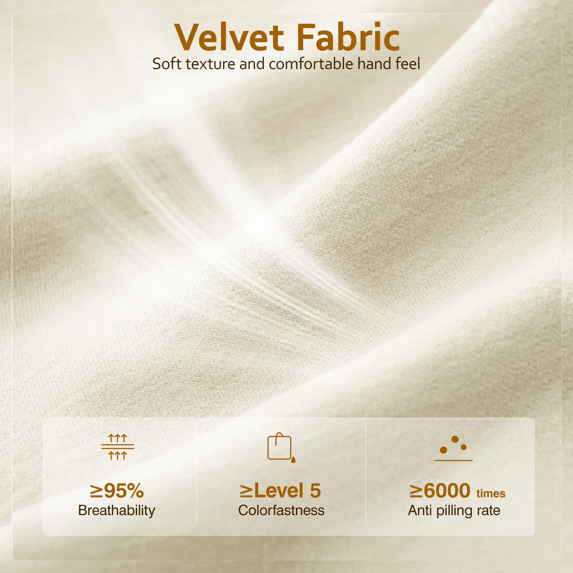 COOLHUT Vanity Chair, Velvet Petal Vanity Makeup Chair with Lumber Support, Home Office Desk Chair with Wheels, Height Adjustable Computer Work Chair for Bedroom, Living Room, Beige