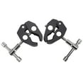 thumbnail image 1 of 2Pack Super Clamp Crab Clamp Photography with / 1/4 and 3/8 inch Thread Rod Clamp Pliers Clip for DSLR Rig Cameras, 15mm Rods, Lights, Umbrellas, Hooks, Shelves, Plate Glass, 1 of 5