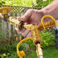 thumbnail image 2 of 3/8 'Y Splitter Separatorteile Sturdy Wearresistant Gas Quickconnect Adapter for Indoor Fireplaces Terrace Heating, 2 of 5