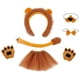 thumbnail image 3 of Conjunto de accesorios para disfraz de león para niñas, diadema con orejas multifuncional, suave y reutilizable. Disfraz de 30 cm, 3 of 9