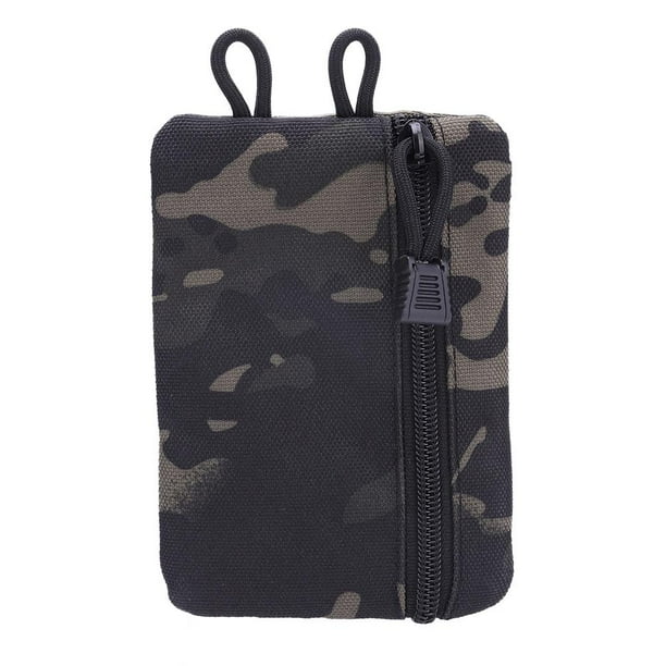 Bolsa de herramientas EDC multifuncional Bolsa de artículos diversos de tela Oxford para senderismo (CP negro) Likrtyny Para Estrenar