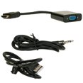 thumbnail image 1 of HDMI male to VGA female Adapter with Stereo Audio Support, Up to 1080P 1920 x 1080, Powered by USB Port, 1 of 1