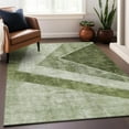thumbnail image 6 of Addison Rugs Mayfield Washable Transitional Geometric Olive Rectangle Rug, 9' x 12', 6 of 6