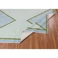 thumbnail image 6 of Casavani Kitchen Geometric Cotton Area Kilim,Blue 9x12 Ft, 6 of 6