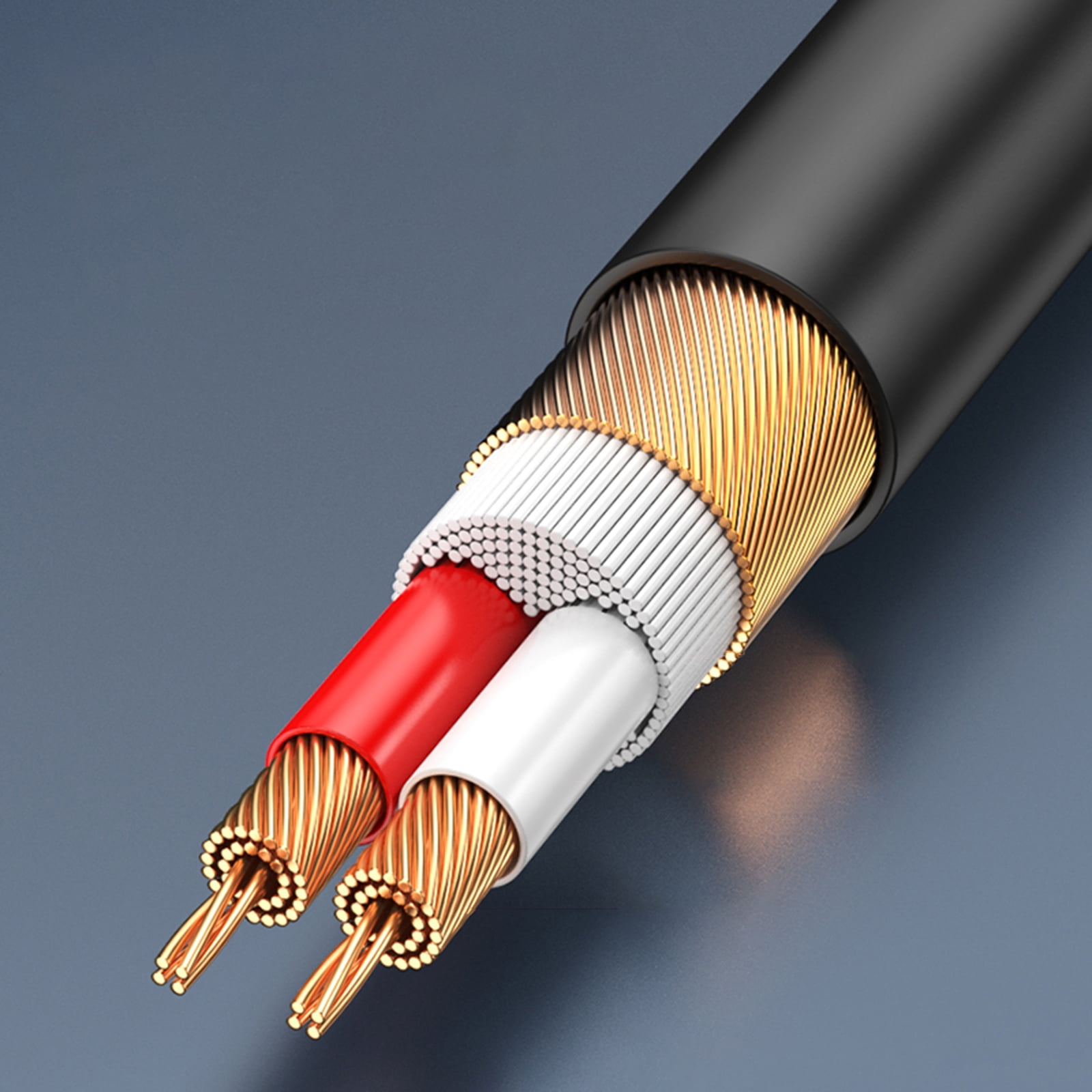 3Pin Cable Line Female to Female Microphone Wire Extension Cable for Mixer Amplifiers Electric Guitar & Drums