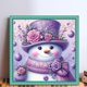 thumbnail image 2 of Kit Punto Cruz Con Muñeco Nieve Hilo Algodón Ecológico Bordado 11CT 40x40cm, 2 of 9