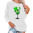 thumbnail image 2 of St Patricks Day Sweatshirt Women, Long Sleeve Sweatshirts Women, Crew Neck Pullover Sweatshirt Fashion Womens St Patricks Day Printing Sweatshirts Round Neck Long Sleeved Sweatshirt Tops, 2 of 4
