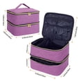 thumbnail image 2 of Organizador de esmaltes de uñas UOZL con capacidad para 30 botellas de 15 ml, color morado, 2 of 9