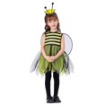 thumbnail image 3 of Pandaie 4-10Y Girls Kids Cute Tulle Dress Set with Headband and Wings Festival Cartoon Dress Up Outfit Yellow,9-10Years, 3 of 7