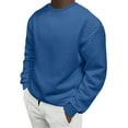 thumbnail image 2 of Styesk Chemises pour Hommes Mode Décontractée Chandail à Col Rond Manches Longues, 2 of 6
