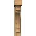thumbnail image 2 of Ekena Millwork 6"W x 30"D x 30"H Merced Block Rough Sawn Bracket w/ Offset Brace, Western Red Cedar, 2 of 25