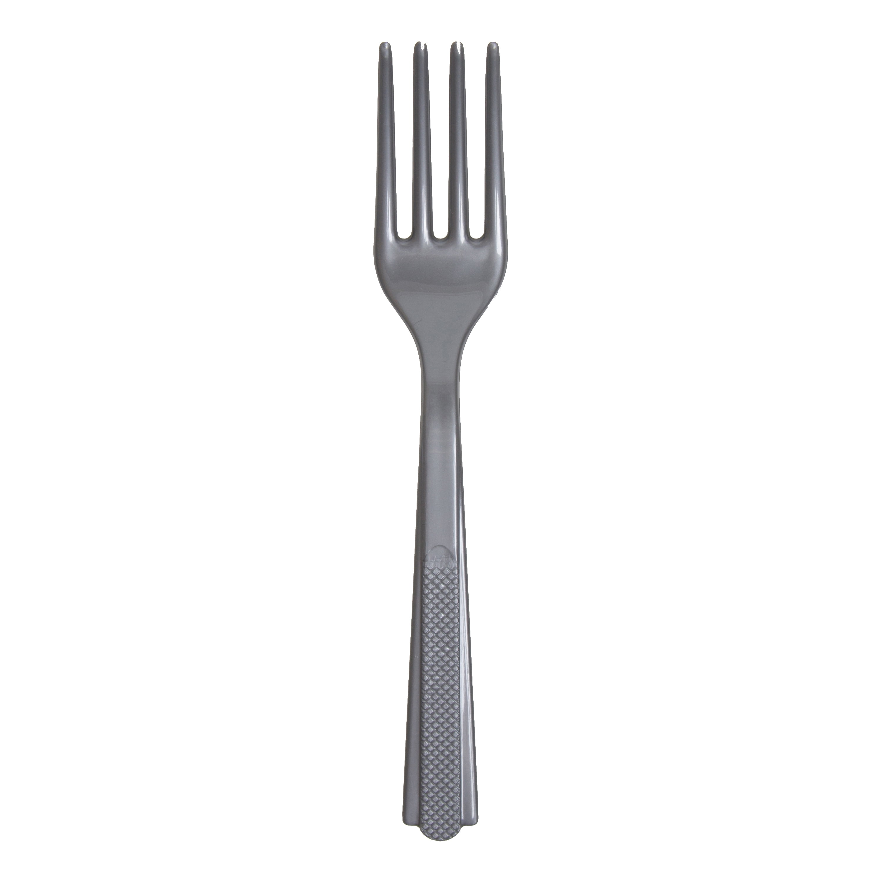 Way To Celebrate Plastic Forks, Silver, 24 Count